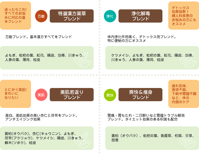 体質改善漢方よもぎ蒸し